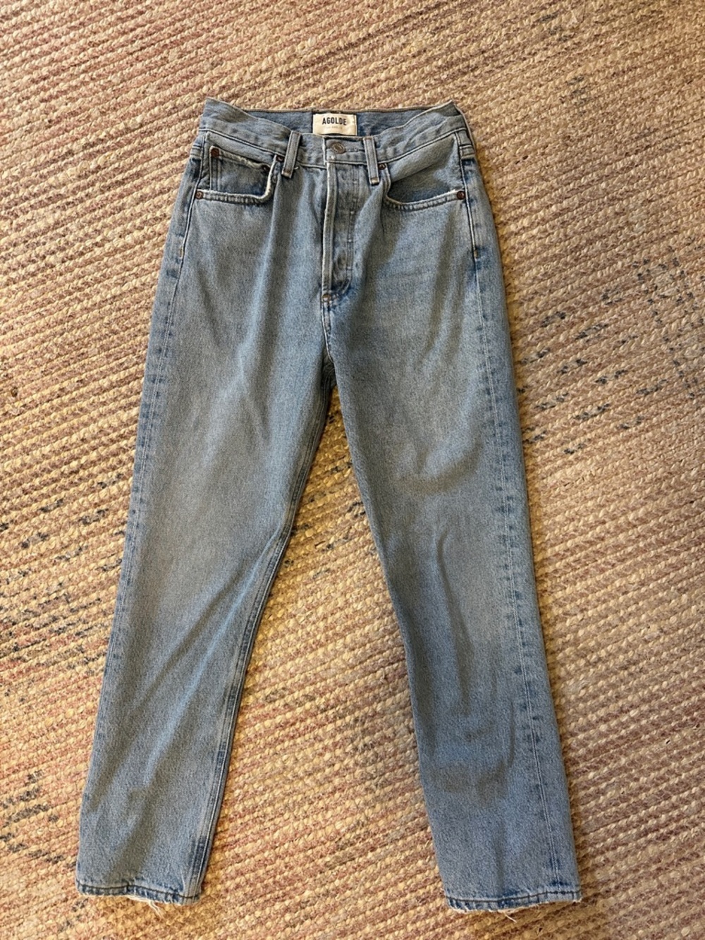 Women’s Agolde high rise straight jeans 23
